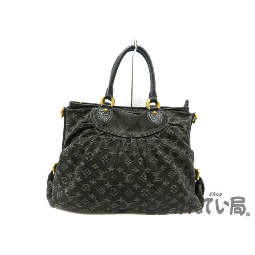 LOUIS VUITTON Neo Cabby Monogram Denim Noir Black